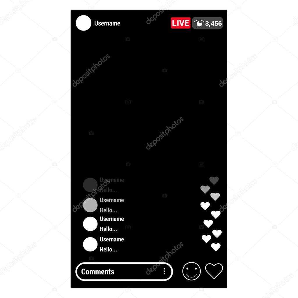 Instagram Live Broadcast Template Vector Premium Vector In Adobe Illustrator Ai Ai Format Encapsulated Postscript Eps Eps Format Instagram Live Broadcast Template Vector Premium Vector In Adobe Illustrator Ai Ai Format Encapsulated Postscript Eps Eps Format