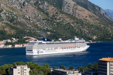 MSC Cruise Liner Kotor Bay