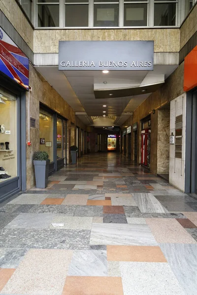Closed Shops Galleria Buenos Aires Shoppping Center Lifestyle Covid_19 Corona — Stock Photo, Image