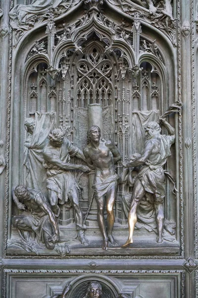 Katedrála Milána Duomo Náměstí Piazza Del Duomo Milán Itálie Evropa — Stock fotografie