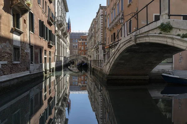 Bacino Orseolo Durante Quarentena Coronavírus Estilo Vida Covid Veneza Veneto — Fotografia de Stock