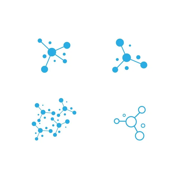 Logo molekuly — Stockový vektor