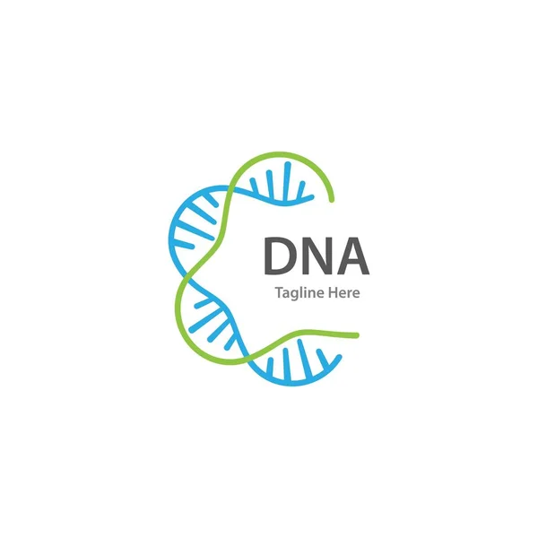 Vetor de logotipo DNA — Vetor de Stock