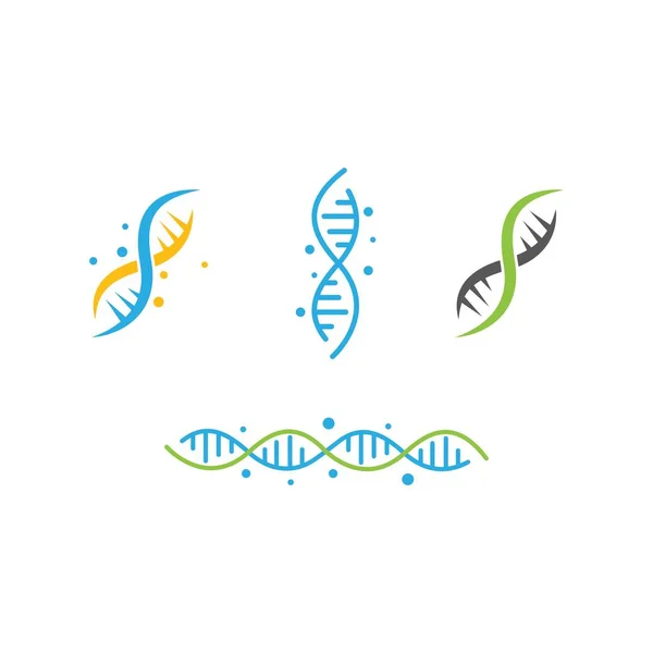 Vetor de logotipo DNA — Vetor de Stock