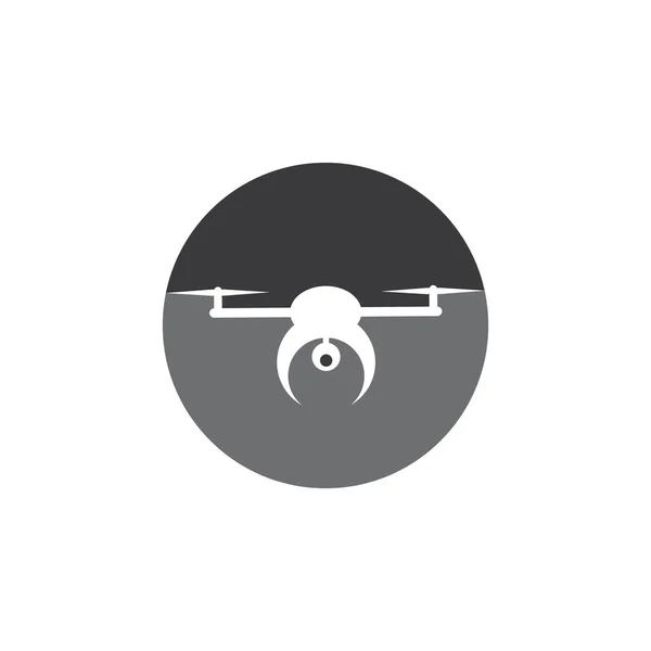 Vector de logotipo de drone — Archivo Imágenes Vectoriales