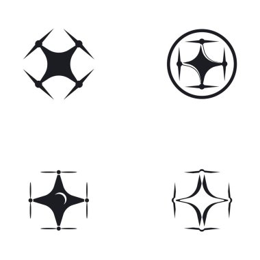Drone logo vektörü