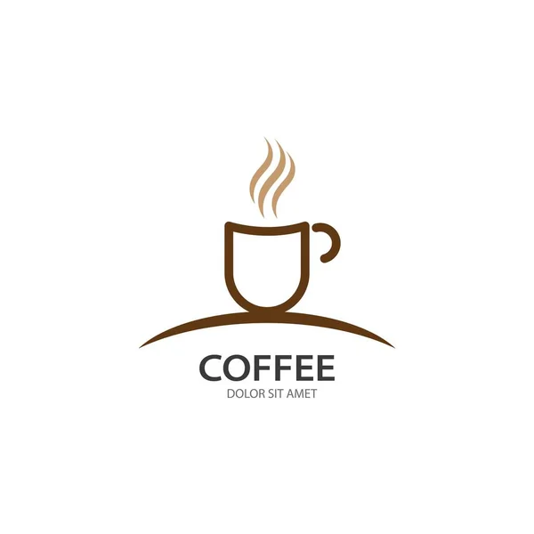 Kaffe cup logo — Stock vektor