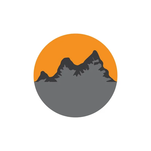 Montanhas logotipo vetor —  Vetores de Stock