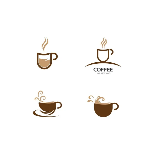 Kaffeetasse Logo — Stockvektor