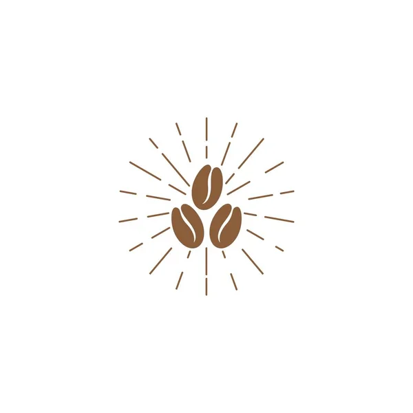Шаблон кофейных бобов — стоковый вектор
