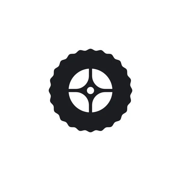 Lastik logo vektörü — Stok Vektör