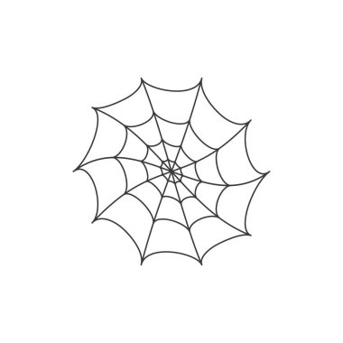 Örümcek ağı ilüstrasyonu