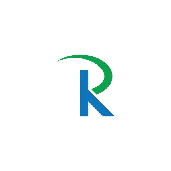 K ou logotipo da letra R —  Vetores de Stock