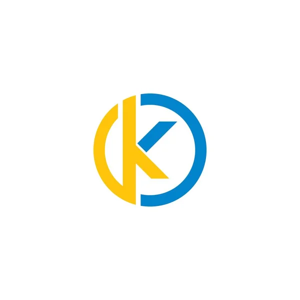 K letra logo — Vector de stock