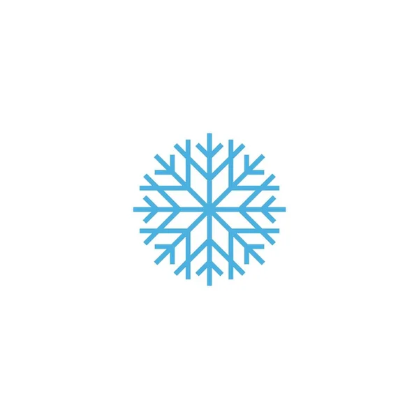 Snöflingor logotyp — Stock vektor