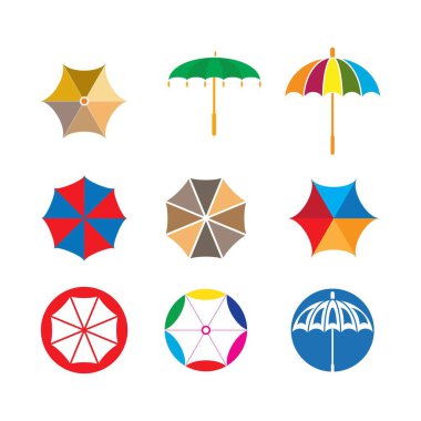 şemsiye Logo vektör 