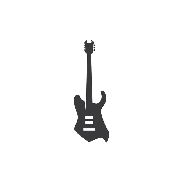 Logo de guitarra — Archivo Imágenes Vectoriales