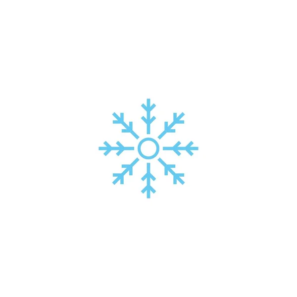 Snöflingor logotyp — Stock vektor