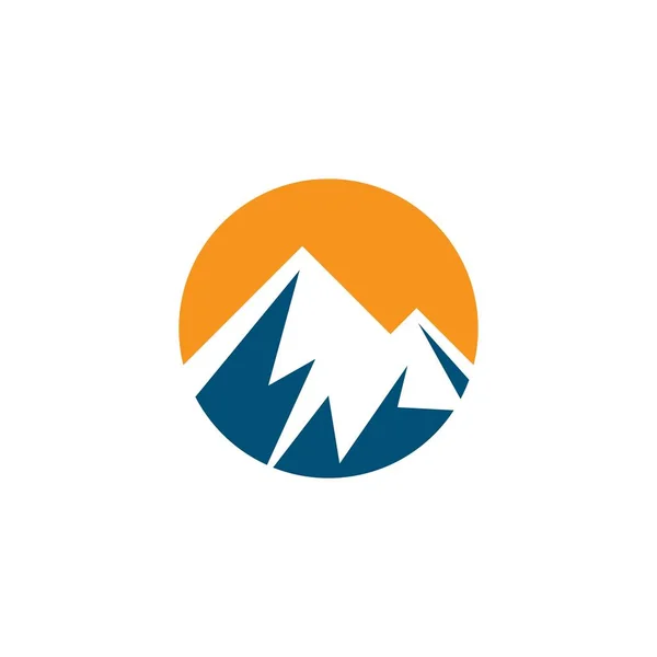 Logotipo montaña — Vector de stock