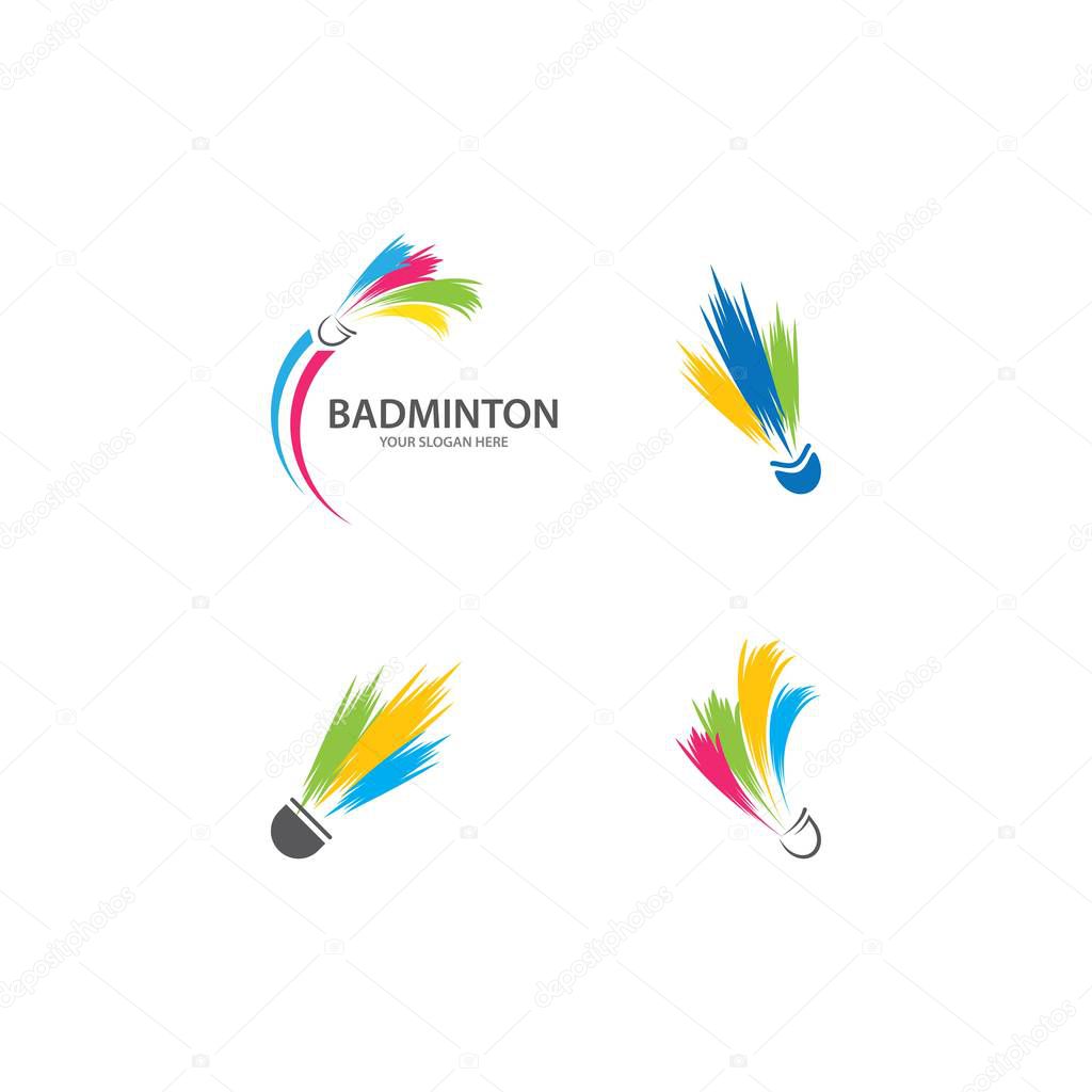 Suttle cock logo illustration vector design