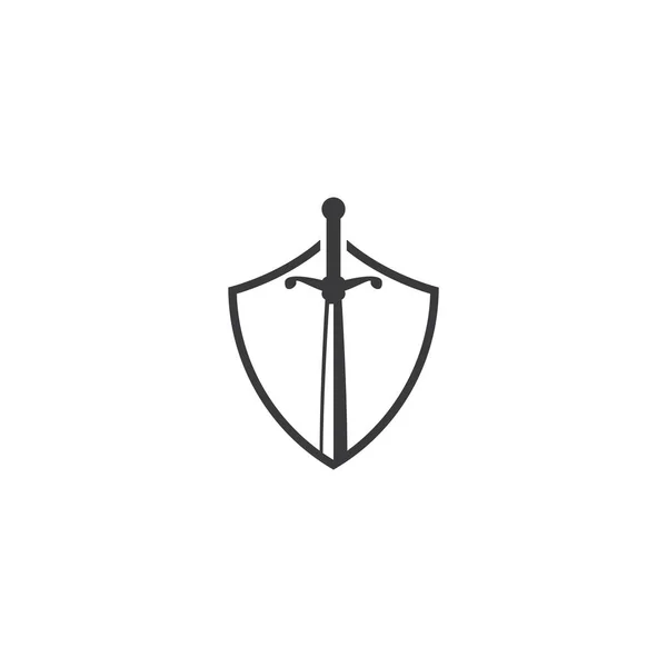 Miecz logo — Wektor stockowy