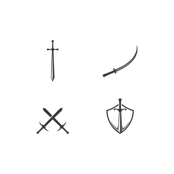 剑徽标 — 图库矢量图片