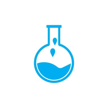 Laboratuvar logo vektör