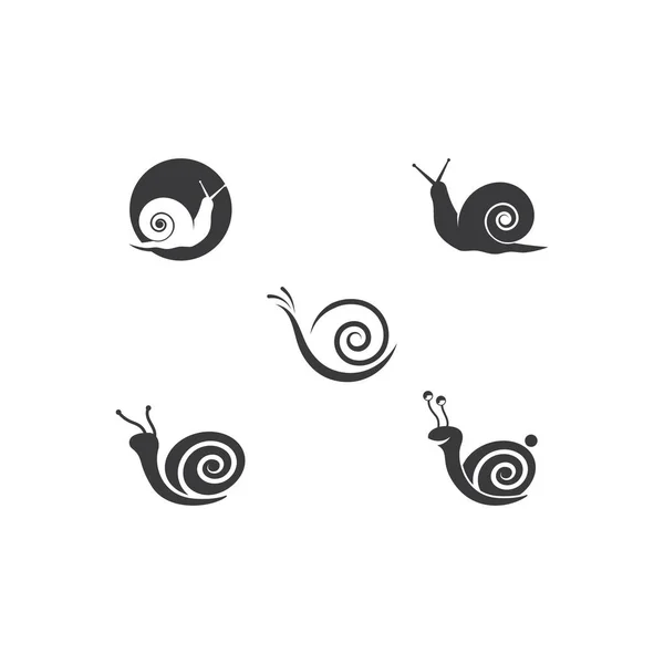 Logotipo del caracol — Vector de stock