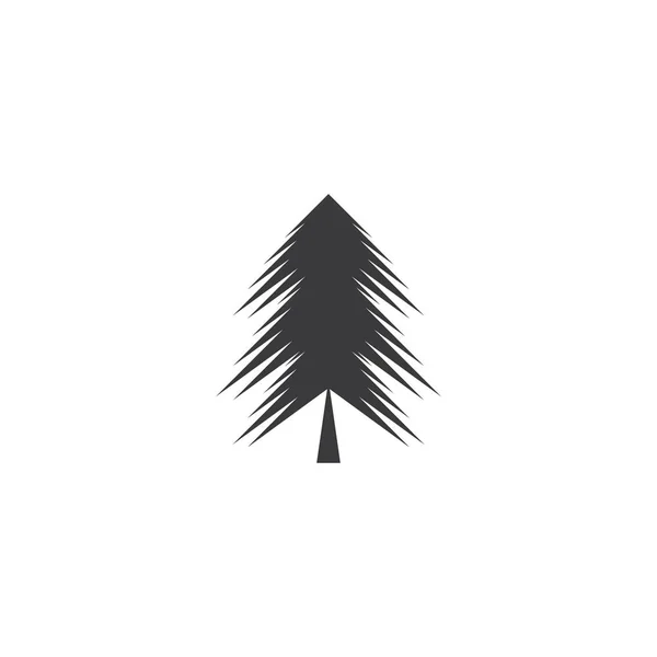 松の木ロゴ — ストックベクタ