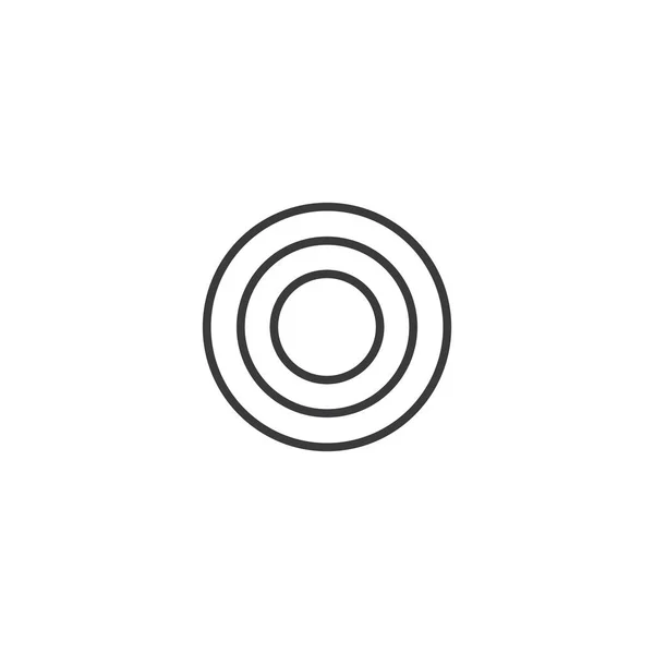 Icono del logotipo circular — Vector de stock