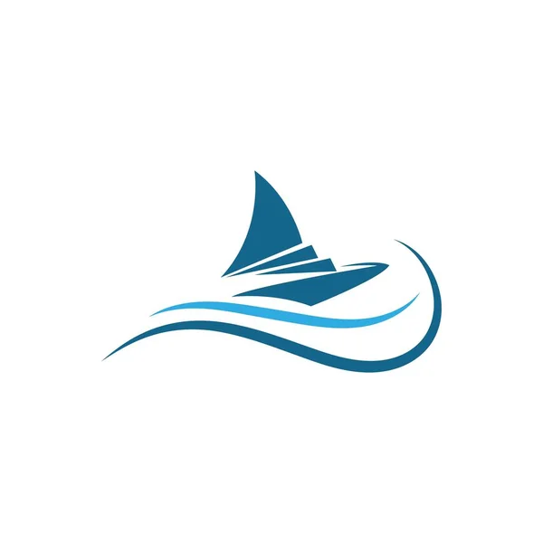 Логотип круизного корабля — стоковый вектор