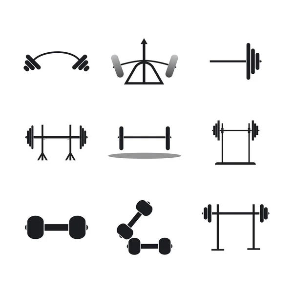 Fitnes logo vettore — Vettoriale Stock