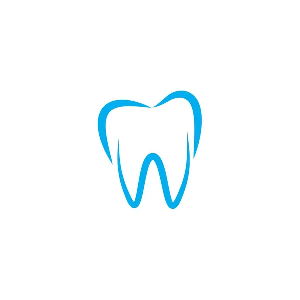 Sorriso logo dentale — Vettoriale Stock