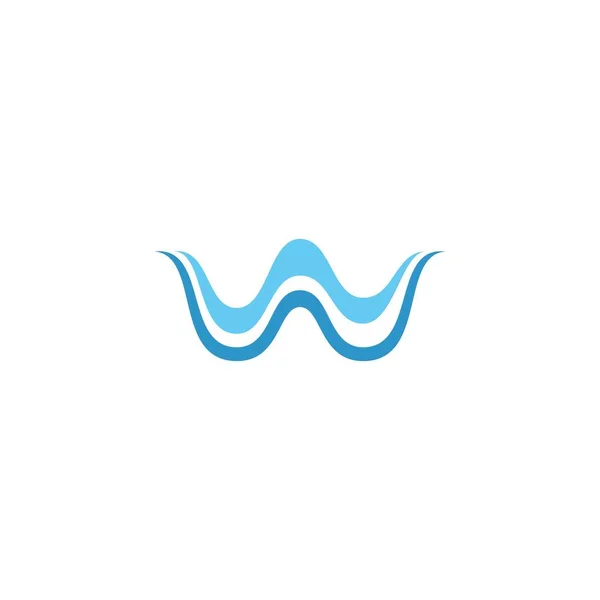 Λογότυπο κύμα νερού — Διανυσματικό Αρχείο