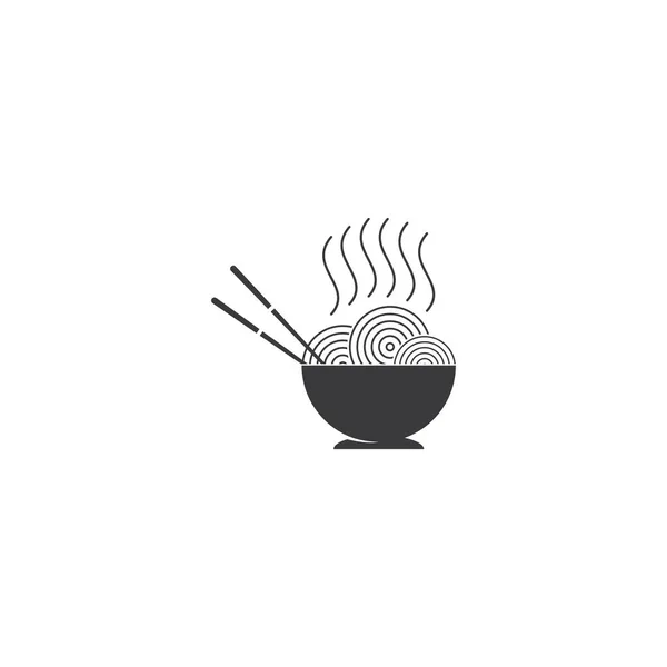 Noodle bowl logo — Stockvector