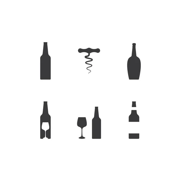 Logotipo do vinho — Vetor de Stock