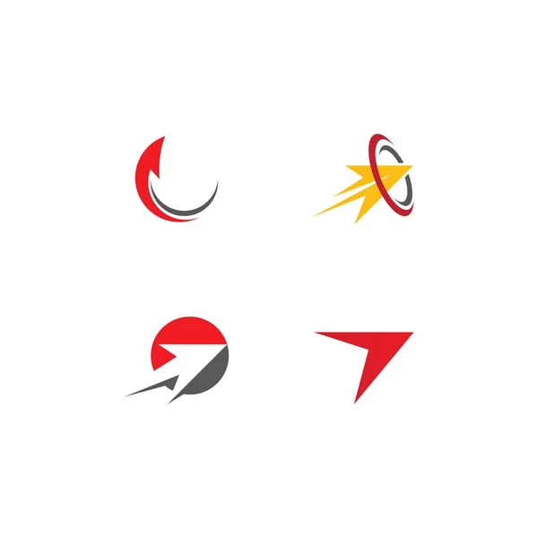 Nyíl Logo tervezés — Stock Vector