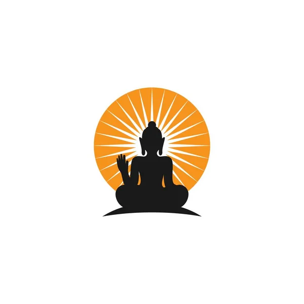 Άγαλμα Βούδα διάνυσμα — Διανυσματικό Αρχείο