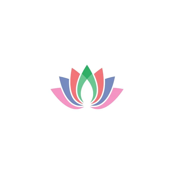 Lotusblume Logo — Stockvektor