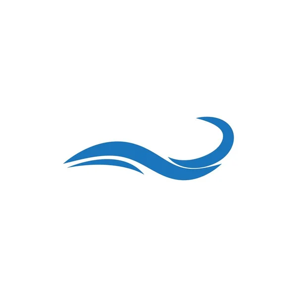 Vatten våg ikonen — Stock vektor