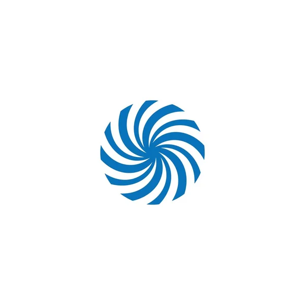 Logo d'entreprise, vortex, vague et icône spirale — Image vectorielle