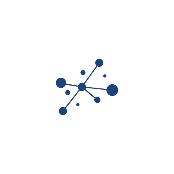 Молекули логотип — стоковий вектор