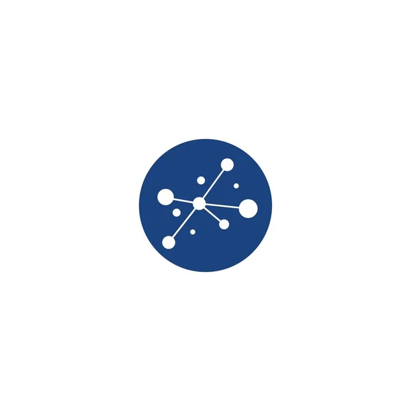 Logotipo da molécula — Vetor de Stock