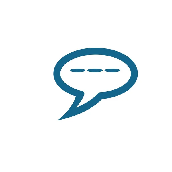 Chat pictogram vector — Stockvector