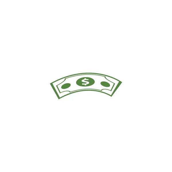 Contabilidade de negócios dinheiro logotipo de dinheiro móvel — Vetor de Stock