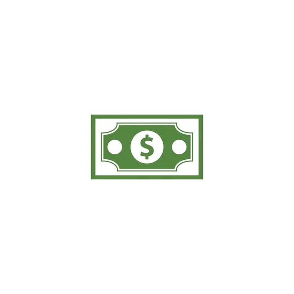 Negocios contando dinero dinero dinero en efectivo móvil logotipo — Vector de stock