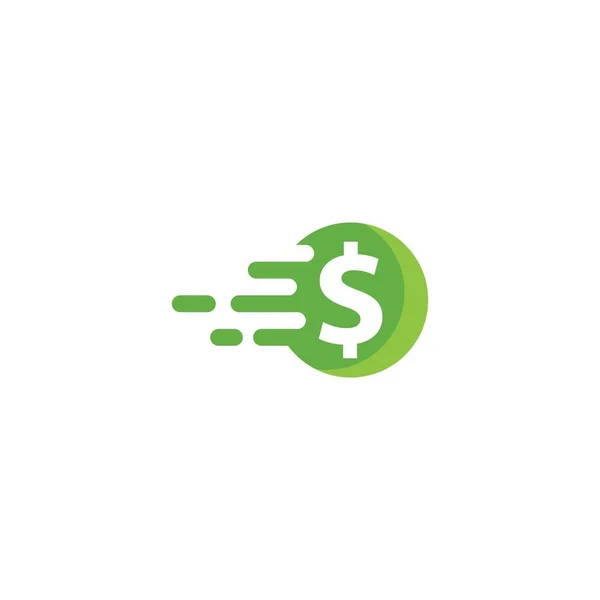 Business acounting geld mobiel cash logo — Stockvector