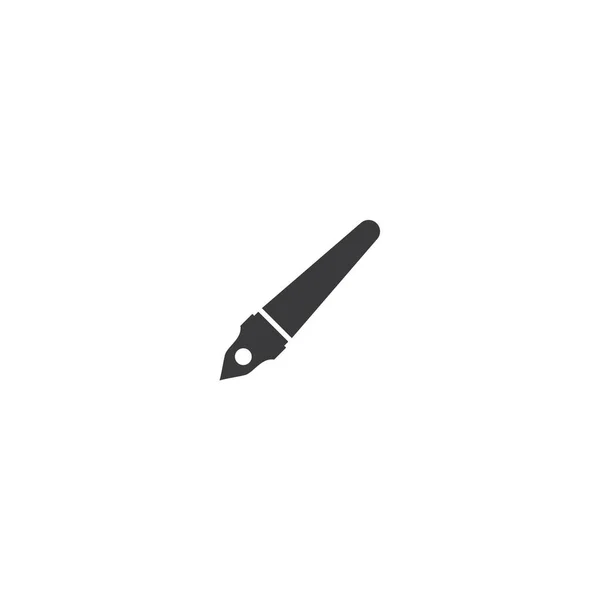 Stift Logo Illustration Vektor — Stockvektor