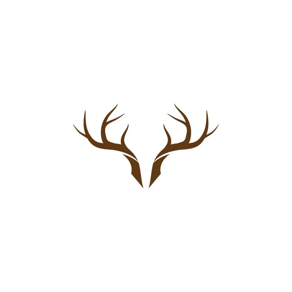 Caçador de veados ilustração logotipo vetor —  Vetores de Stock