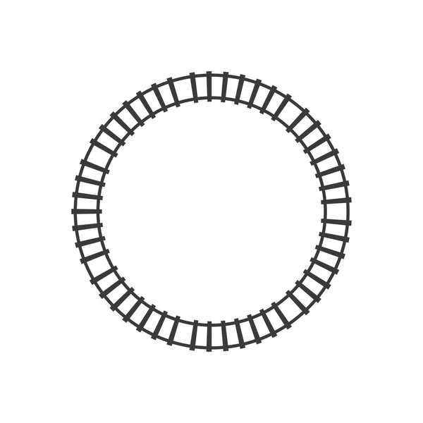 Järnvägen illustration — Stock vektor